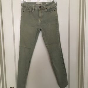 Light green skinny jeans